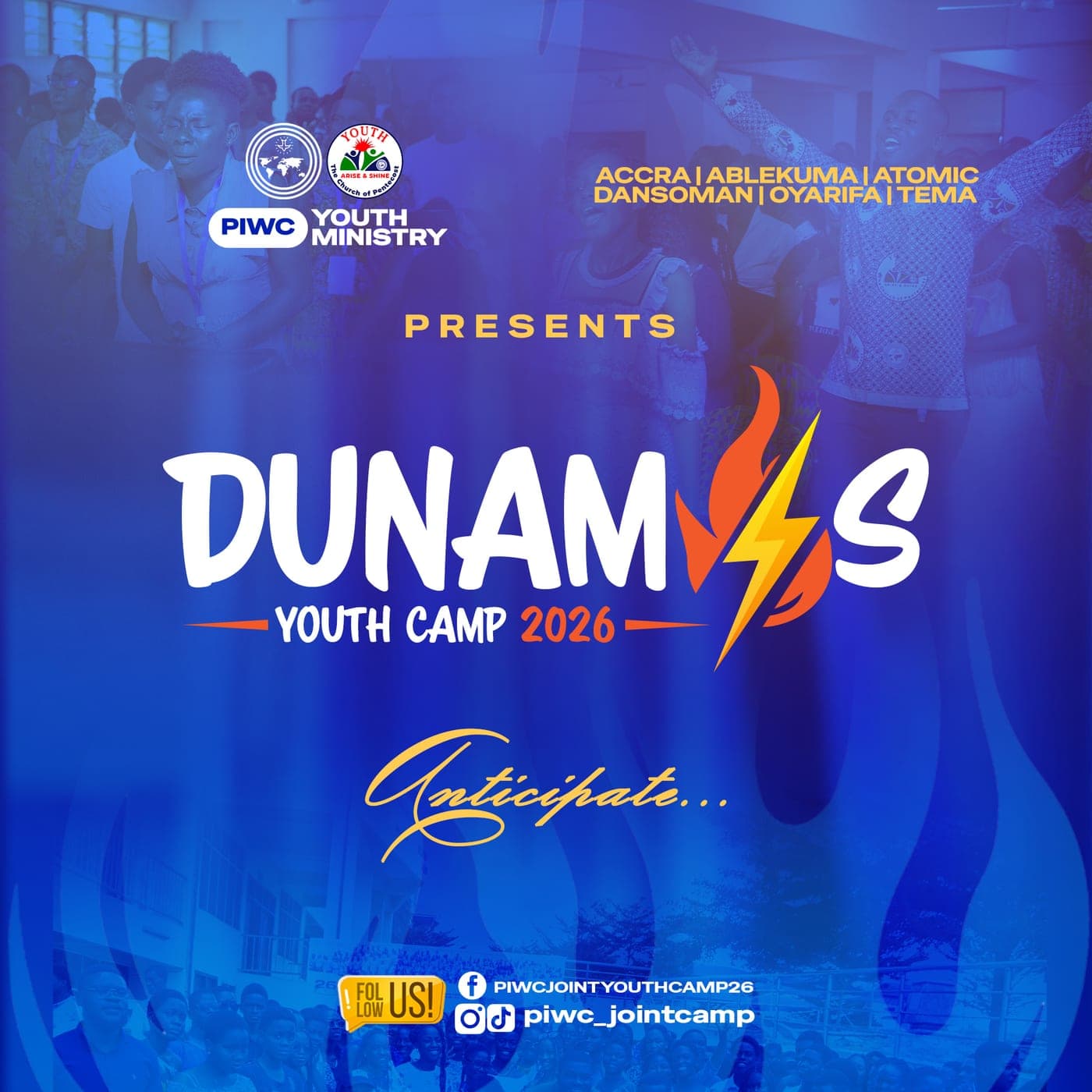 Dunamis Youth Camp 2026 official flyer